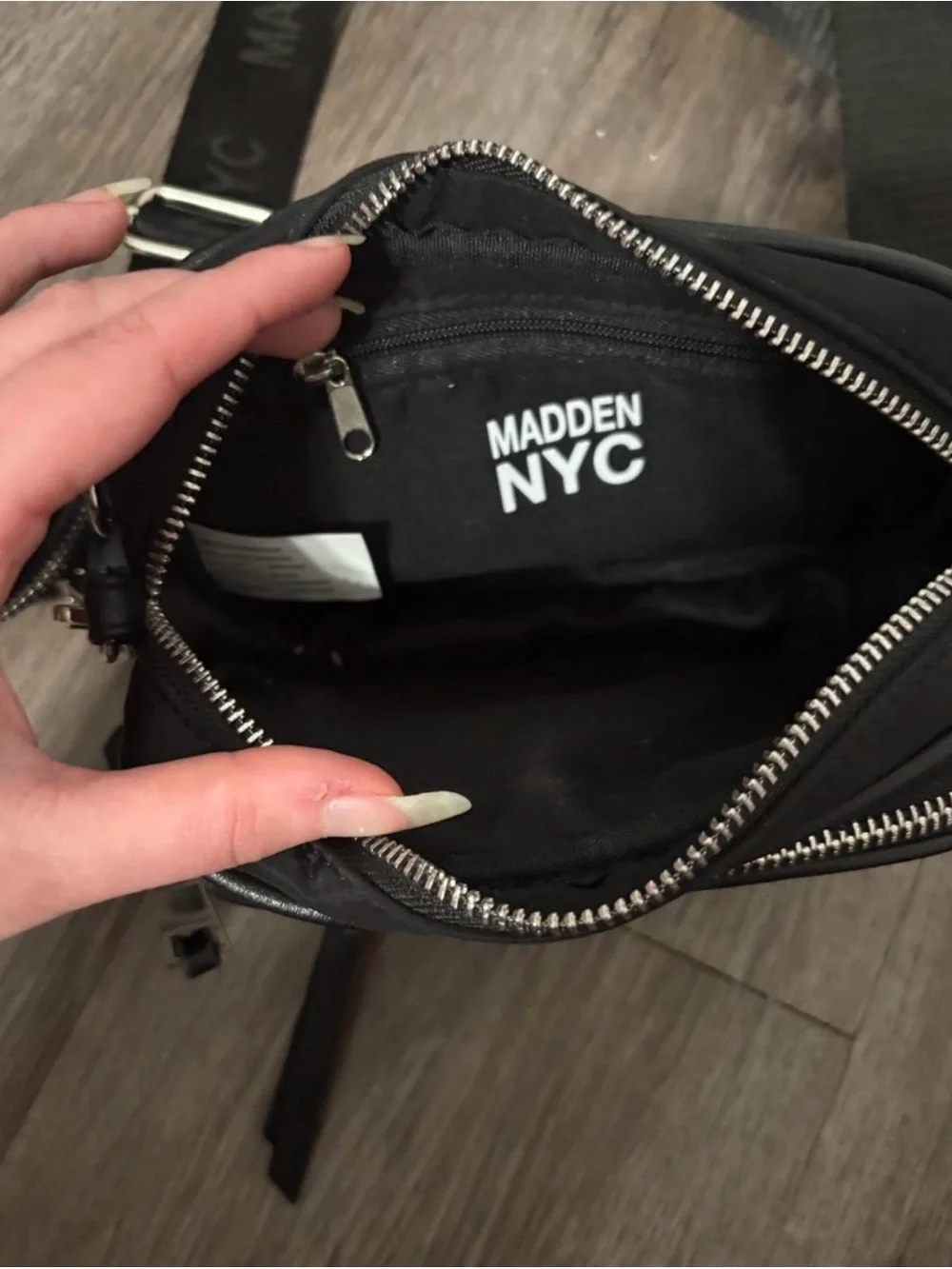 Steve Madden Black Crossbody Bag